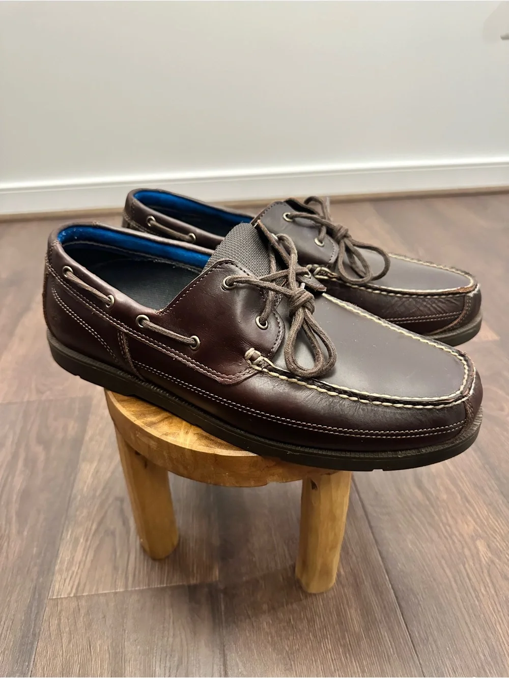 Timberland Men’s Piper Cove Boat Shoe Md Brown, Size 14